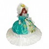 predolo Poupée en Porcelaine Faite à La Main avec Support, Figurine de Dame en Céramique de 45 Cm, Cadeau pour Enfants, Colle