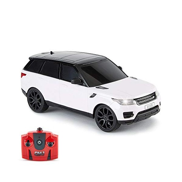 CMJ RC Cars Télécommande Supercar Gamme Lumières LED, 2.4GHZ Range Rover Sport Noir 