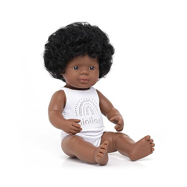 Miniland - 31160 - Bébé Filles Afro-américaines - 40 cm