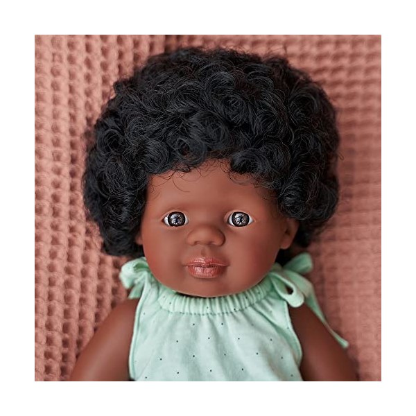 Miniland - 31160 - Bébé Filles Afro-américaines - 40 cm