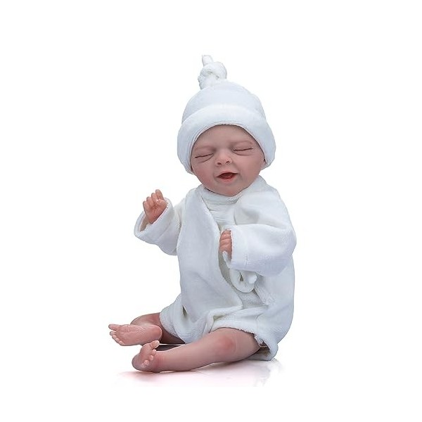 Cymwer 30 cm Simulation Renaissance poupées Semblant Jouer Adorable Reborn bébé poupée 3D Peau Nouveau-né bébé poupée Collect