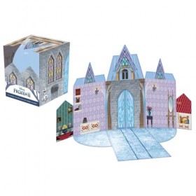 Disney Hasbro-Sorpresovo Frozen 2022-Œuf avec Surprises et boîte Qui se transforme en château, D14174511, Multicolore, Taglia