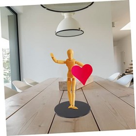 Toyvian 54 Pièces Fond dargile Base Daffichage De Poupée Base De Modèle De Poupée Base De Sculpture en Poterie Porte-modèle