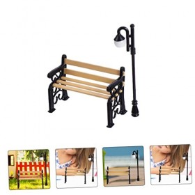 Totority 6 Ensembles 4 Pièces Maison De Poupée Artisanat Noël Adorable Poste Village De Fée Paysage Lanterne Marqueur Aménage