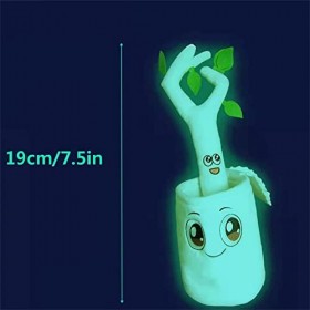 SEAVEY Jouet en Peluche Qui Brille dans Le Noir, Poupée Lumineuse en Peluche De Dessin Animé, Poupée en Peluche Douce Anime, 