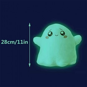 SEAVEY Jouet en Peluche Qui Brille dans Le Noir, Poupée Lumineuse en Peluche De Dessin Animé, Poupée en Peluche Douce Anime, 