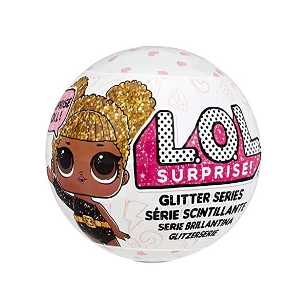 L.O.L. Surprise! Exclusive Glitter Lot de 3 poupées Style 1 Assorti – avec + de 20 Surprises Dont 1 Tenue, des Accessoires & 