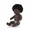 Miniland Poupon bébé Syndrome du Duvet Fille Africaine 38 cm - 31069