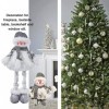 Jouet de poupée de Bonhomme de Neige, Belles et Jolies poupées de Bonhomme de Neige rétractables Poupée de Noël Décorations d