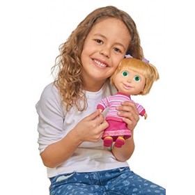 Simba 109301028 Poupée Souple Macha et lourson 23 cm