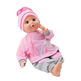 Rocco Giocattoli- Poupée 40 cm avec lèvres Mobiles, BD308KH