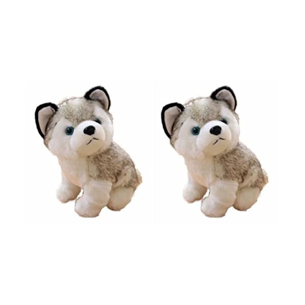 Toyvian 2 Pièces Peluches Jouets en Peluche pour Chiens Jouets en Peluche Animaux Poupée Tigre du Zodiaque