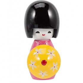 AAPIE 13x6cm poupée Geisha Belle poupée Asiatique poupée Japonaise pour Les Cadeaux de Nouvel an de Voiture de Bureau à Domic