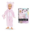 Corolle Girls - Coffret Valentine Pyjama Party, poupée mannequin, 7 accessoires, 28cm , dès 4 ans, 9000600190