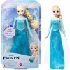 Disney Frozen HLW55 Poupée Elsa chantante La Reine des Neiges dans des vêtements signatures, poupée Tendance à Collectionner,