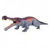 Jurassic World Méga Morsures grande figurine dinosaure articulé Sarcosuchus, jouet pour enfant, GVG68