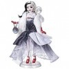 Disney Villains Style Series Cruella De Vil, Contemporary Style Fashion Doll, Collectible Toy for Girls 6 Years and Up