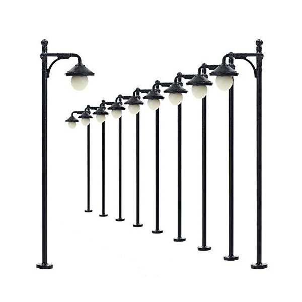 Evemodel LYM22 Lot de 10 lampes de train ferroviaires à LED HO OO