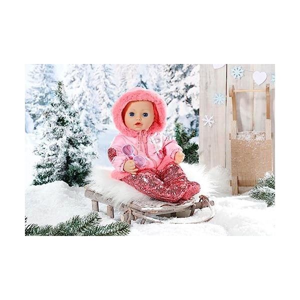 Baby Annabell Deluxe Wintertime Set 43cm - Trendy & Warm Outfit - Easy for Small Hands, Creative Play Promotes Empathy & Soci