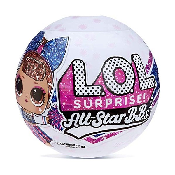 LOL Surprise All-Star BBs - Équipe de pom-pom girls - Poupée étincelante sportive avec 8 Surprises et accessoires - All-Star 