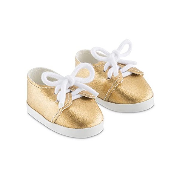 Corolle- Chaussures dorées pour poupée, 9000212010