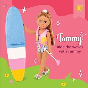 Glitter Girls 14" Doll W/Paddle Board, Tammy