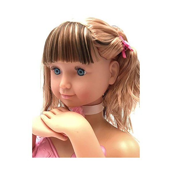 cpa toy group trading s.l. Tachan 772T00402 Buste de poupée avec Set de Coiffure