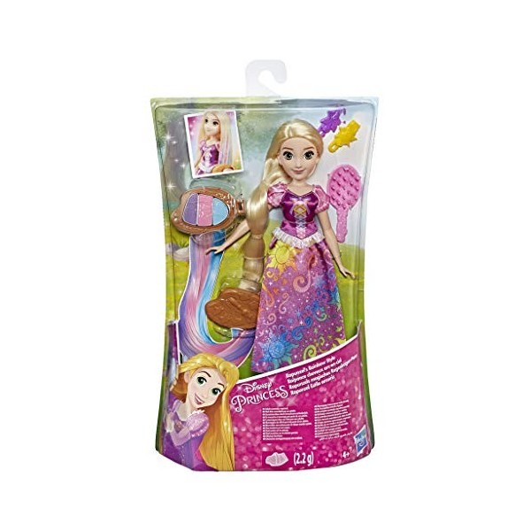 Disney Princesses DPR Rainbow Hair Rapunzel, E4646EU4