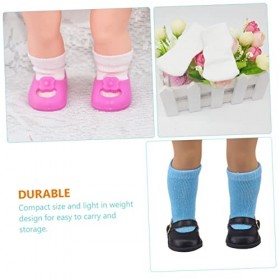 Toyvian 32 Paires De Chaussettes De Poupée Accessoires De Poupée Ma Génération Chaussettes Bébé Socker Boppers Accessoires po