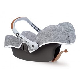 Smoby - Bébé Confort - Siège Gris - pour Poupons et Poupées - Poignée Orientable - Ceinture de Sécurité - 240215
