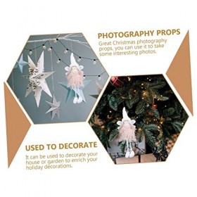 Totority 8 Pièces Ornements De Noël Jouets Poupées Parure De Noël Adorable Parure De Poupée Parure De Poupée Décor De Noël Po