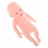 Toyvian Modèle De Bébé en Vinyle De Vraies Poupées Vinyle Garçon Nu Corps Entier en Silicone Simulation Bébé Doux Modèle De B