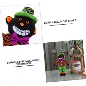 ibasenice Poupée Ornements Enfant Halloween Décorations Accessoires Jouet Halloween Figurine Citrouille Décorer Bébé Hallowee