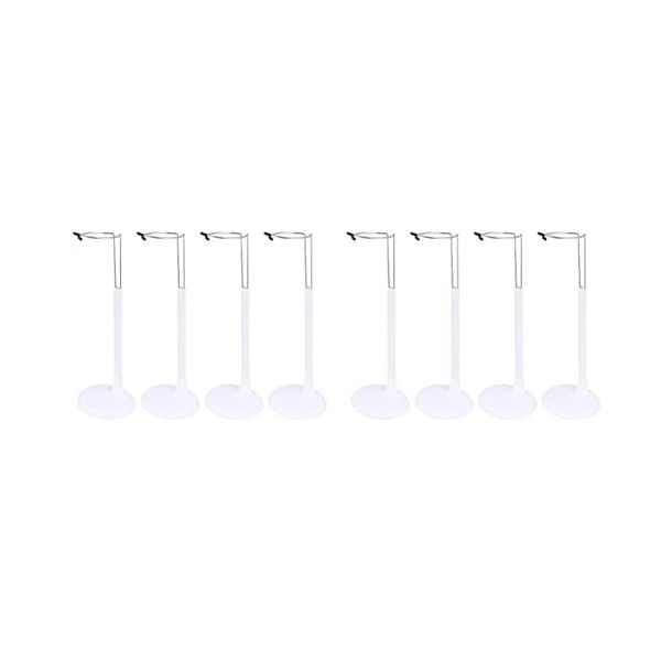 ibasenice 8 Pcs Maison-Stand Fenêtre Mini Artisanat Marionnette Créative PVC Faveur Aaction Support Cas Anniversaire Plastiqu