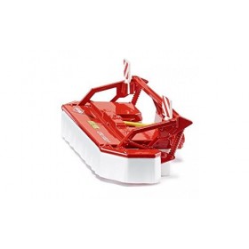 siku 2461, Faucheuse à Disque Frontale Kuhn, 1:32, Métal/plastique, Rouge/blanc, Compatible avec tous les tracteurs siku avec