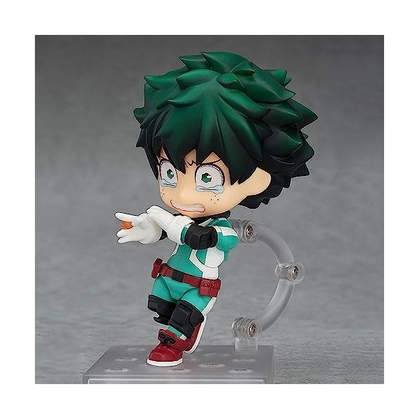 BRUGUI Statue de Personnage danime Version Q – Izuku Midoriya – articulations Mobiles, poupée Interchangeable, Figurine dac