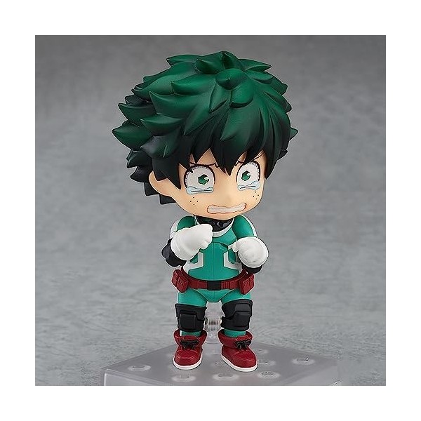 BRUGUI Statue de Personnage danime Version Q – Izuku Midoriya – articulations Mobiles, poupée Interchangeable, Figurine dac