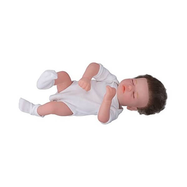 Shanrya Première poupée bébé 30,5 cm sûre Non Toxique Encourager la créativité Tout-Petit bébé poupée 3 à Jouer