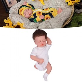 Shanrya Première poupée bébé 30,5 cm sûre Non Toxique Encourager la créativité Tout-Petit bébé poupée 3 à Jouer