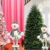 Poupées de Bonhomme de Neige, Ornements de Noël rétractables Jouet de Bonhomme de Neige de Noël pour la décoration de Cadeaux