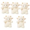 Toyvian 3Pcs Petite Laine en Peluche Fille Le Lit PP Coton Poupée