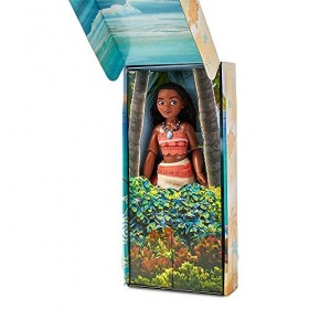 Disney Poupée pour Enfants Vaiana de Store, 26,5 cm, avec Brosse à détails moulés, Jouet entièrement articulé avec Tenue Clas