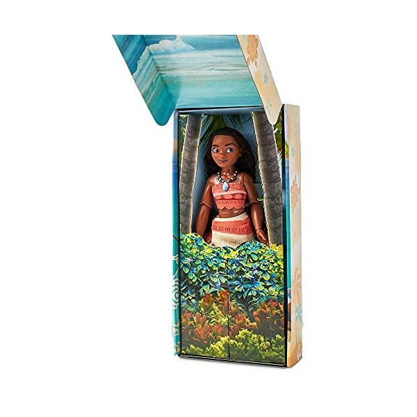 Disney Poupée pour Enfants Vaiana de Store, 26,5 cm, avec Brosse à détails moulés, Jouet entièrement articulé avec Tenue Clas