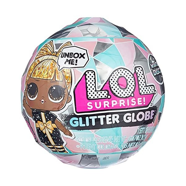 MGA- Poupée L.O.L. Surprise Glitter Globe de la série Winter Disco avec Cheveux Scintillants Toy, 561613, Multicolore