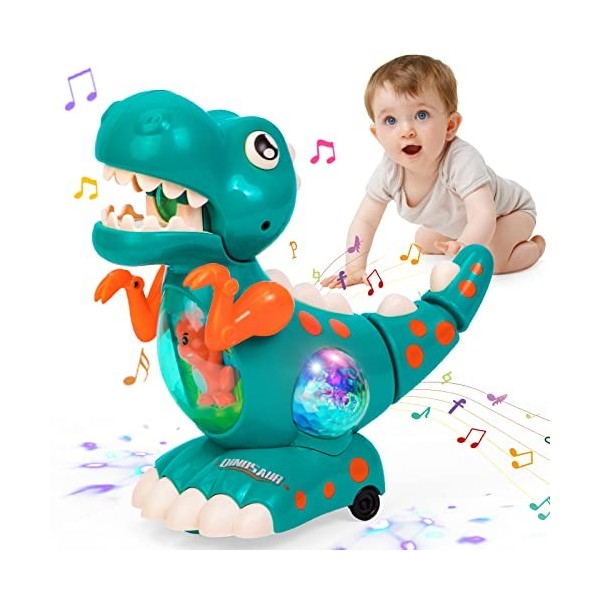 Thedttoy Jouets Musicaux Bébé 12 18 24 Mois +, Jouet Musical Bébé Dinosaures, Jouet Bébé Interactif dapprentissage, Ouet da