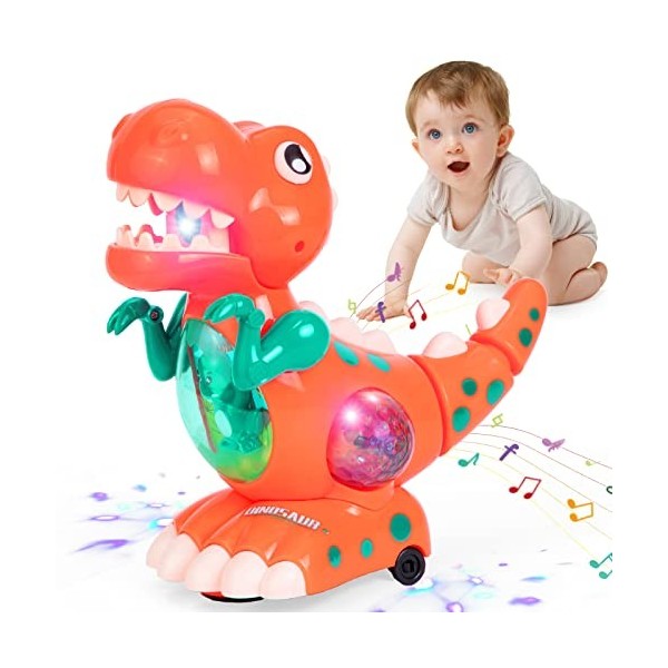 Thedttoy Jouets Musicaux Bébé 12 18 24 Mois +, Jouet Musical Bébé Dinosaures, Jouet Bébé Interactif dapprentissage, Ouet da