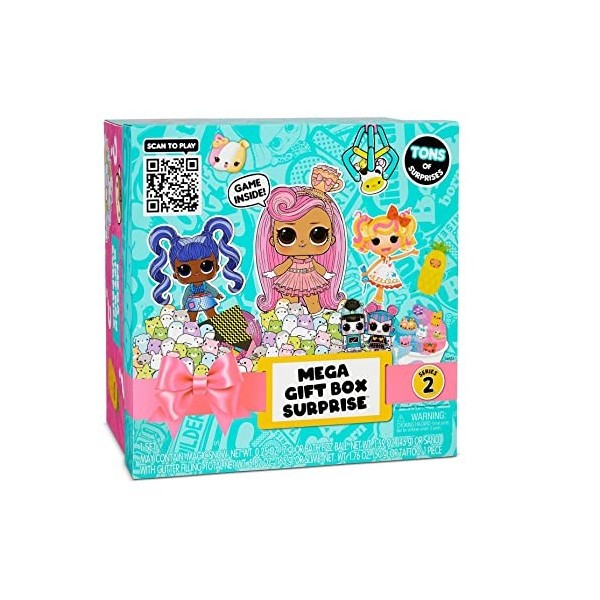 Mega Coffret Cadeau Surprise Série 2 pour enfants, Coffret cadeau mystère avec + de 25 Surprises - LOL Surprise, Lalaloopsy, 