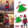 KONIEEJN Poupées Ensemble de Vêtements de Noël pour Poupées Filles Poupées Mode Costume de Vacances Poupées Tenue de Fête et 