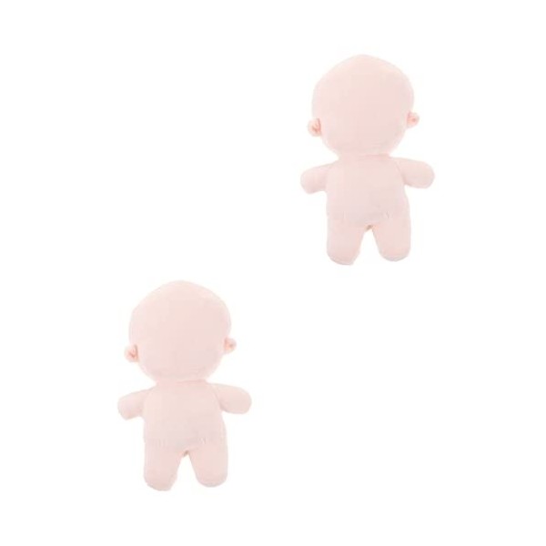 Toyvian 2Pcs pour Humanoïde Humain Inachevé A Enfants Vêtements Bricolage Modèle Bébé Petit Adorable Adorable Enfants Robe Po