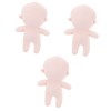 Toyvian 2Pcs pour Humanoïde Humain Inachevé A Enfants Vêtements Bricolage Modèle Bébé Petit Adorable Adorable Enfants Robe Po